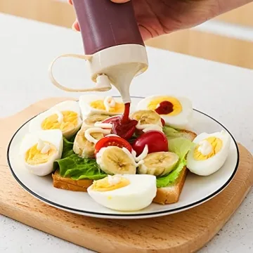 Versatile Qiuhome 12oz Squeeze Bottle for Condiments