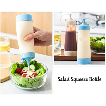 Versatile Qiuhome 12oz Squeeze Bottle for Condiments