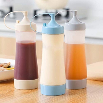 Versatile Qiuhome 12oz Squeeze Bottle for Condiments