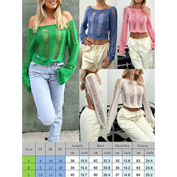 Women Sexy Backless Long Sleeve Crop Top Y2K Fashion