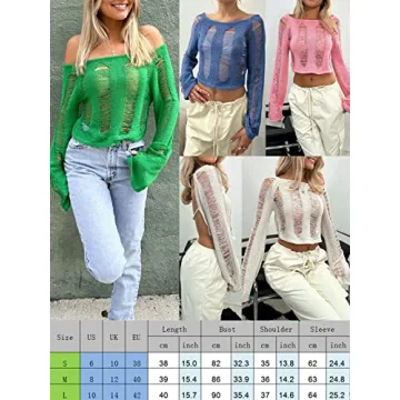 Women Sexy Backless Long Sleeve Crop Top Y2K Fashion