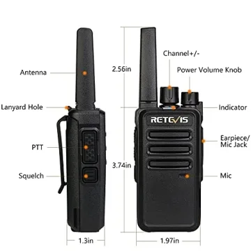 Retevis RT68 Walkie Talkies: Reliable Two-Way Radios
