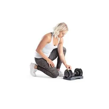 NordicTrack 25 lb Adjustable Dumbbell with Tray
