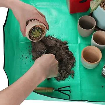 Mess-Free Garden Potting Mat for Indoor Plants