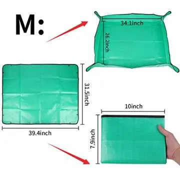 Mess-Free Garden Potting Mat for Indoor Plants