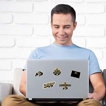 Rico Industries NFL 5-Pc Sticker Sheet