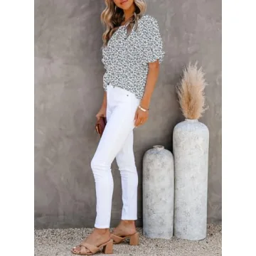 Stylish Dokotoo Floral Print Blouse for Women