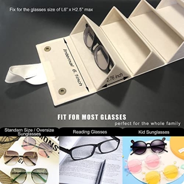 Longjet Sunglasses Organizer Holder for Travel and Storage