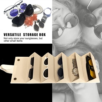 Longjet Sunglasses Organizer Holder for Travel and Storage