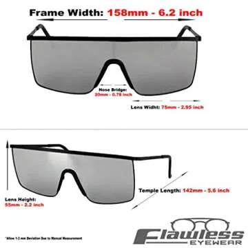 Stylish Oversized Retro Aviator Sunglasses for Everyone