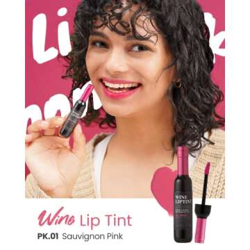 LABIOTTE Chateau Wine Lip Tint Sauvignon Pink 0.24 Fl Oz| Korean Lip Tint & Lipstain| Korean Makeup ...