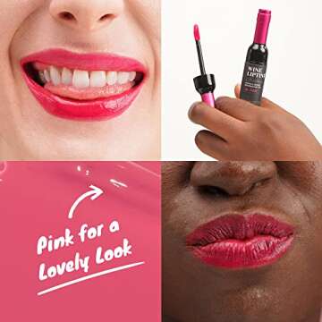 LABIOTTE Chateau Wine Lip Tint Sauvignon Pink 0.24 Fl Oz| Korean Lip Tint & Lipstain| Korean Makeup & Lip Beauty Products | Water Tint Lip Stain| Hydrating Lip Tint & Lip Care Products| Wine Lip Tint