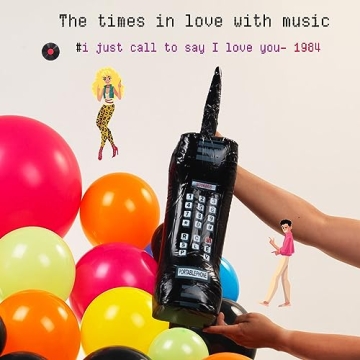 80s Music Theme Balloon Garland for Parties and Events