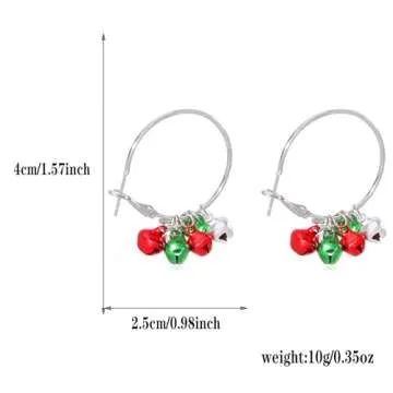 Charming Christmas Dangle Earrings for Women