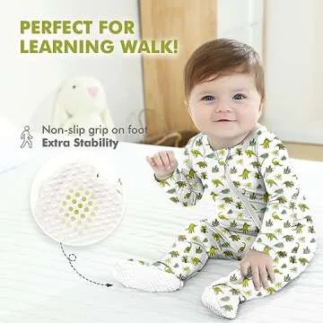 HAPIU Bamboo Baby Footed Pajamas for Boys & Girls