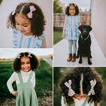 Charming 16-Piece Baby Girl Hair Bow Clips Set for Every Occasion