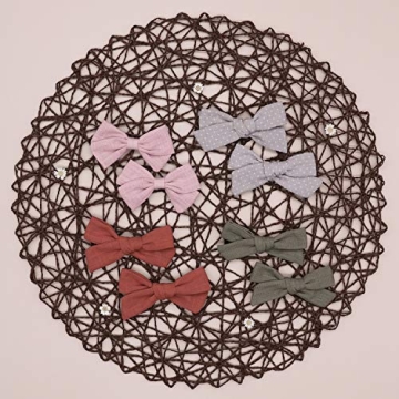 Charming 16-Piece Baby Girl Hair Bow Clips Set for Every Occasion