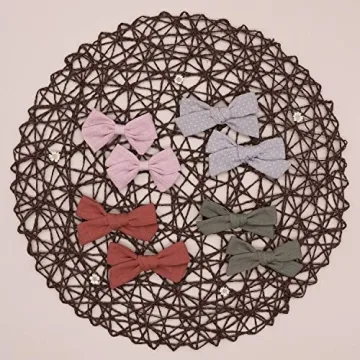 Charming 16-Piece Baby Girl Hair Bow Clips Set for Every Occasion