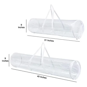 Joiedomi Wrapping Paper Storage Bags - 2 Pack Organizer