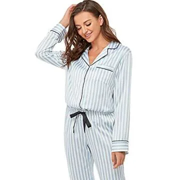 Serenedelicacy Women's Satin Pajama Set for Elegant Comfort