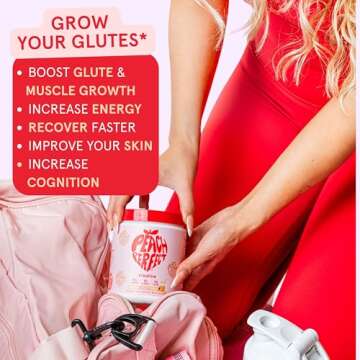 Peach Perfect Creatine Powder for Women - Boost Your Muscle