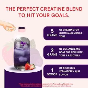 Peach Perfect Creatine Powder for Women - Boost Your Muscle