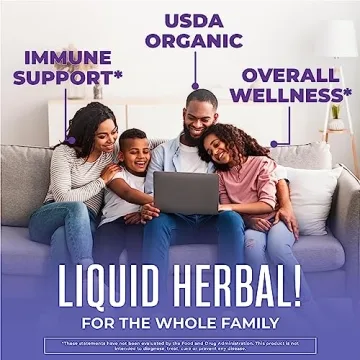 USDA Organic Elderberry Syrup Sugar-Free Immune Support