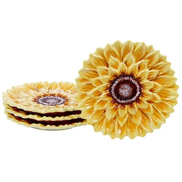 Beautiful Sunflower Dessert Plates Set for Delicious Displays