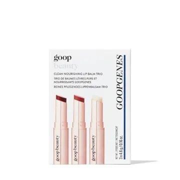 goop Beauty Lip Balm Trio for Moisturizing Chapped Lips
