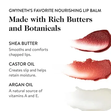goop Beauty Lip Balm Trio for Moisturizing Chapped Lips