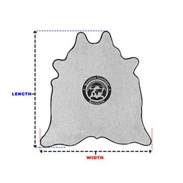 Sunshine Cowhides 100% Genuine Zebra Print Brown on Beige Cowhide Rug - Modern Style Animal Skin Rug & Floor Carpet for Living Room, Bedroom, Kitchen & More - Large (6x6-7ft)