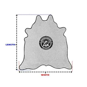 Sunshine Cowhides 100% Genuine Zebra Print Brown on Beige Cowhide Rug - Modern Style Animal Skin Rug & Floor Carpet for Living Room, Bedroom, Kitchen & More - Large (6x6-7ft)