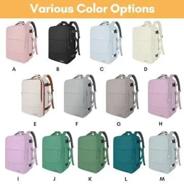Stylish Taygeer Backpack for Women - Laptop Compartment, 35L, Travel Ready, Khaki White