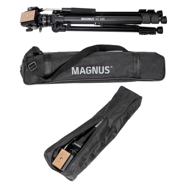 Magnus VT-300 Video Tripod with Fluid Head for Creators