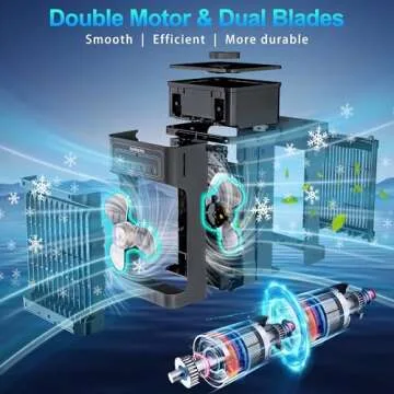 Compact 4-IN-1 Portable Air Conditioner with Remote