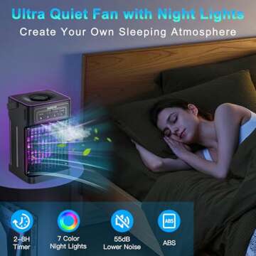 Compact 4-IN-1 Portable Air Conditioner with Remote