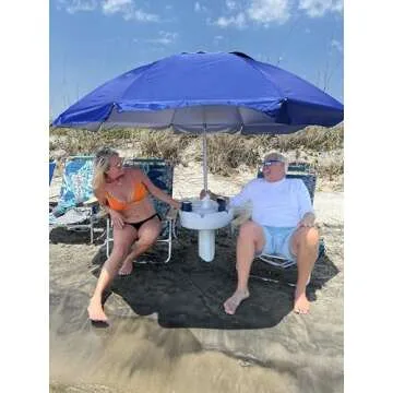 Swimbrella The Floating Pool Umbrella! Combine the Swim Stand™ Floating Anchor Base with the ultra-light umbrella sun shade for the perfect shade retreat! 6Ft Umbrella included!