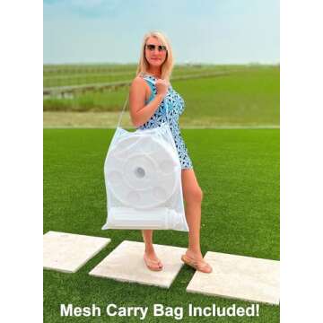 Swimbrella The Floating Pool Umbrella! Combine the Swim Stand™ Floating Anchor Base with the ultra-light umbrella sun shade for the perfect shade retreat! 6Ft Umbrella included!