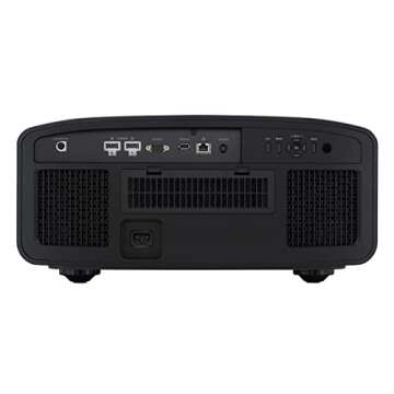 JVC DLA-NP5 D-ILA 4K HDR Home Theater Projector, High-Brightness at 1900 Lumens, Low Latency Mode for Gaming, 2 HDMI/HDCP 2.3 Inputs (4K/120P Compatible), HDR10+ 65 mm All-Glass Lens