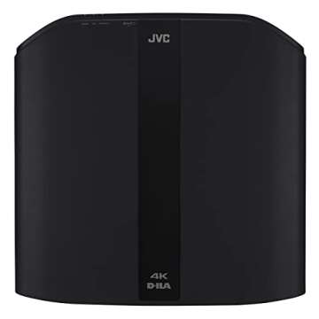 JVC DLA-NP5 D-ILA 4K HDR Home Theater Projector, High-Brightness at 1900 Lumens, Low Latency Mode for Gaming, 2 HDMI/HDCP 2.3 Inputs (4K/120P Compatible), HDR10+ 65 mm All-Glass Lens