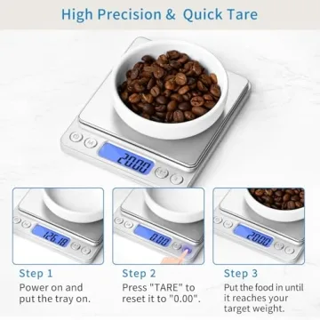 Toprime Digital Gram Scale 500g Precision Pocket Scale