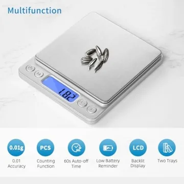 Toprime Digital Gram Scale 500g Precision Pocket Scale