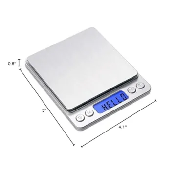 Toprime Digital Gram Scale 500g Precision Pocket Scale