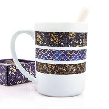 DAPUTOU 10 Rolls Washi Tape Set for Crafting and More