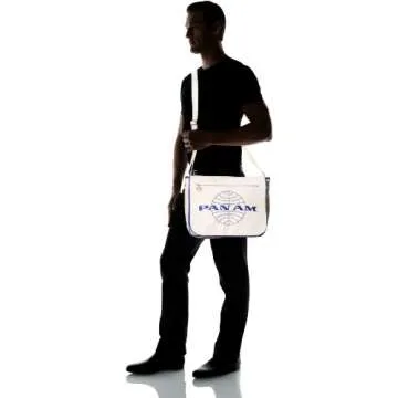 Pan Am Men's Messenger Reloaded-2 Vintage White Stylish Bag