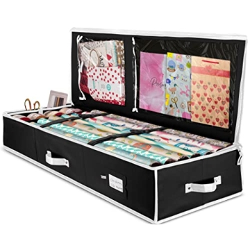 ZOBER 40 Inch Gift Wrapping Paper Storage Organizer
