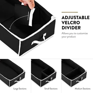 ZOBER 40 Inch Gift Wrapping Paper Storage Organizer