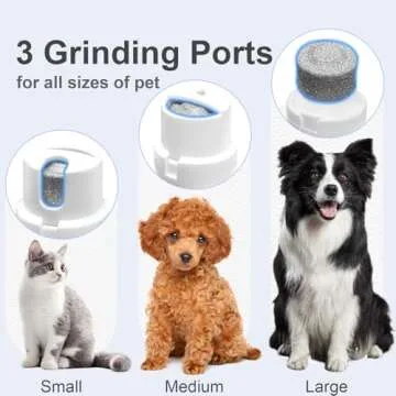 KIKETECH Dog Clippers for Grooming - Cordless Pet Nail Grinder for Small Dog Cat Rabbit Grooming Supplies, Low Noise Dog Clippers for Trimming Hair on Paws, Eyes, Ears, Face, Rump, PinkRose