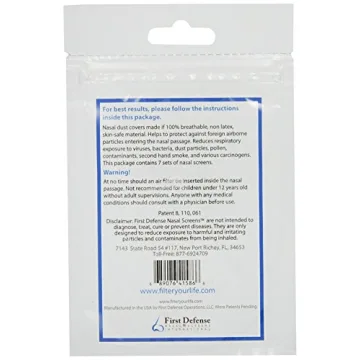 First Defense Nasal Screens for Easy Breathing - 7-Pack