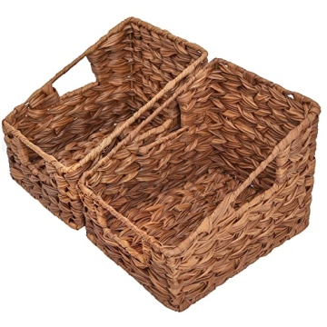 Stylish GRANNY SAYS Wicker Storage Baskets - 2-Pack, Waterproof & Handles